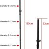 BASTÓN TELESCÓPICO DE FIBRA DE CARBONO DE 1.8 MT