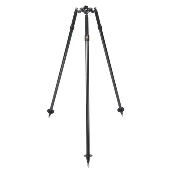 Tripié de topografía de fibra de carbono