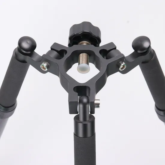 Tripié de topografía de fibra de carbono